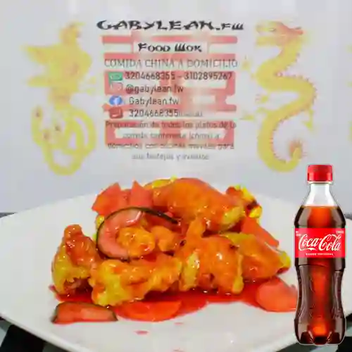 Combo Pollo Agridulce 16 Oz +Cocacola Orig 400ml