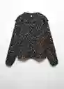 Camiseta Jennifer Negro Talla 12 Niña Mango