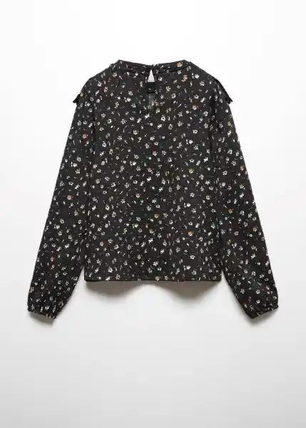 Camiseta Jennifer Negro Talla 12 Niña Mango