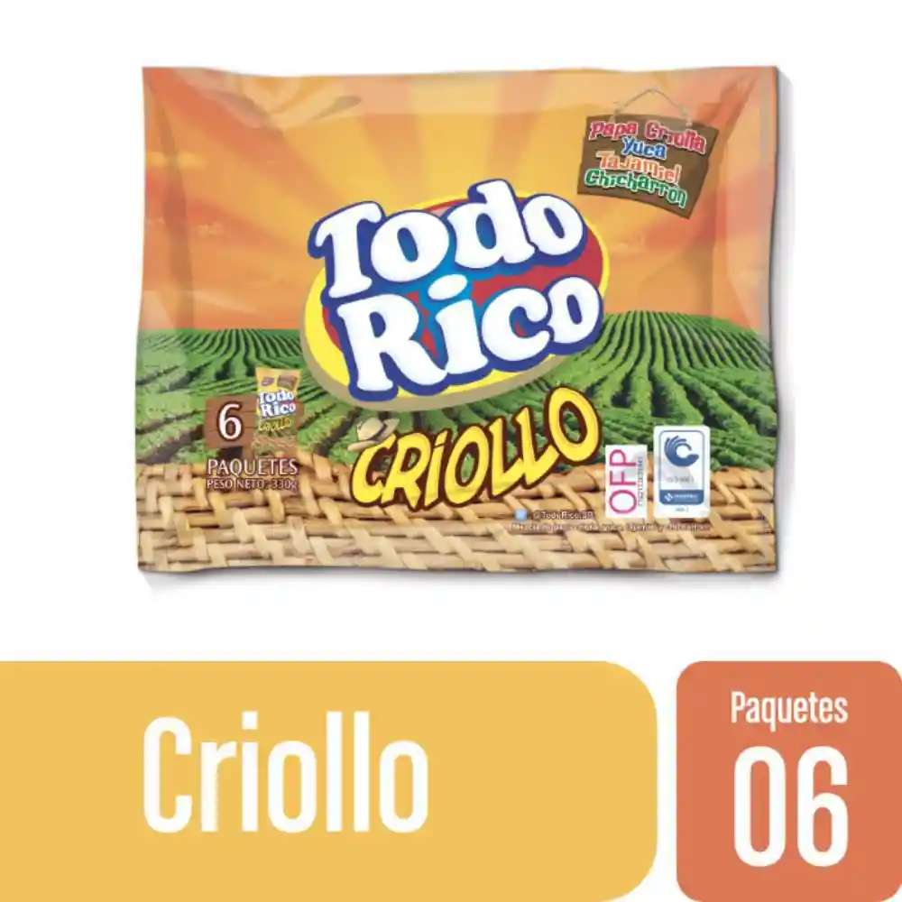 Todo Rico Snack Criollo