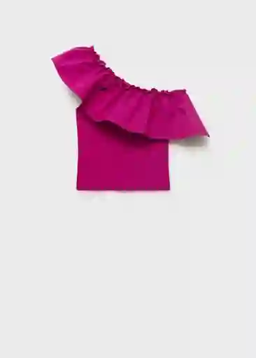 Top Ramona Fucsia Talla S Mujer Mango