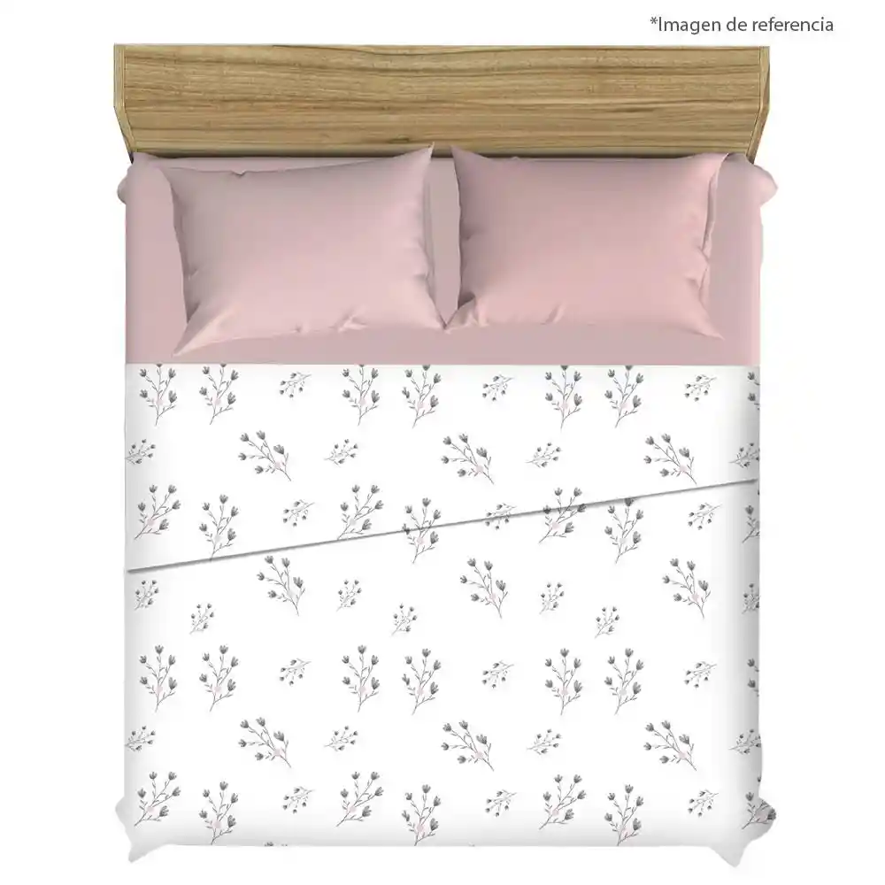 J/cama 100% Pol Perla Doble Doble-estampado