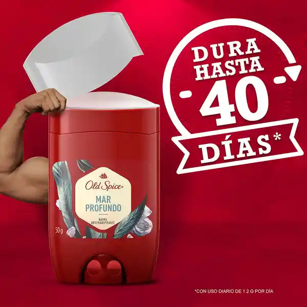 Desodorante Antitranspirante Hombre Old Spice Barra Mar Profundo 50 g