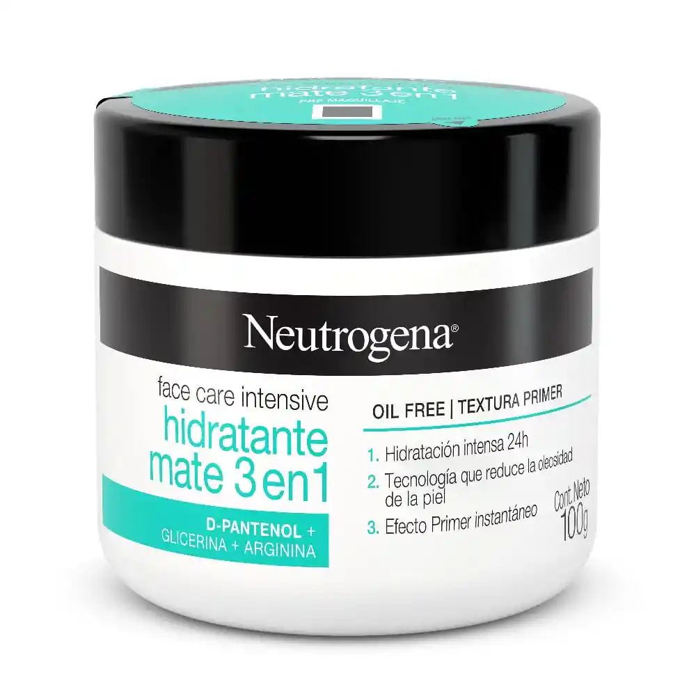 Neutrogena Crema Facial Hidratante Intensiva 3 en 1