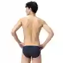 Pantaloneta de Baño Brief Allover Digital Hombre Negro-30