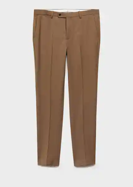 Pantalón Turin Marron Talla 48 Hombre Mango