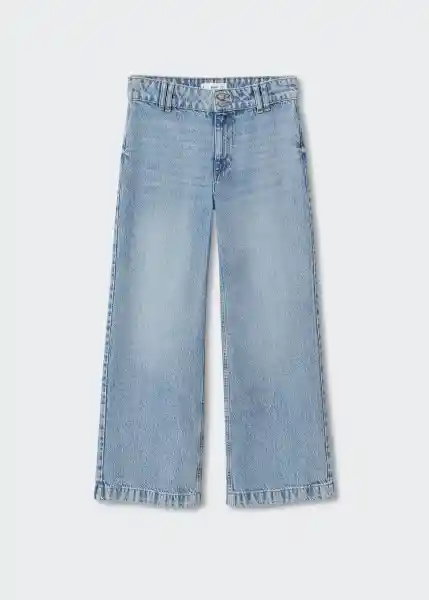 Jeans Culotte Tejano Medio Talla 44 Mujer Mango