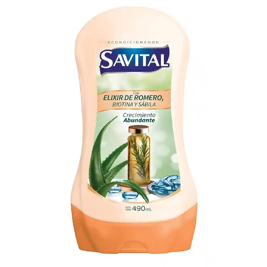 Acondicionador Savital Elx. Romero Biotina