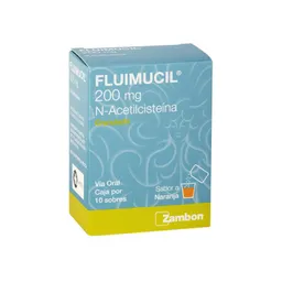 Fluimucil Granulado con Sabor a Naranja (200 mg)