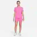 Nike Camiseta One Classic Top Rosado Para Mujer Talla L