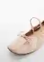 Zapatos Andrea Beige Talla 40 Mujer Mango