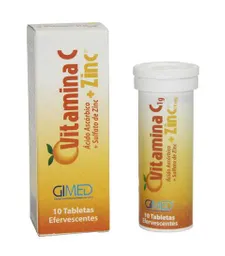 Vitamina C + Zinc 1 Gr Eferv Frasco X L