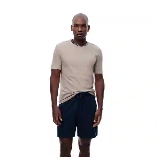 Pijama de Dos Piezas Manga y Pantalón Corto Masculino Mutab Gef