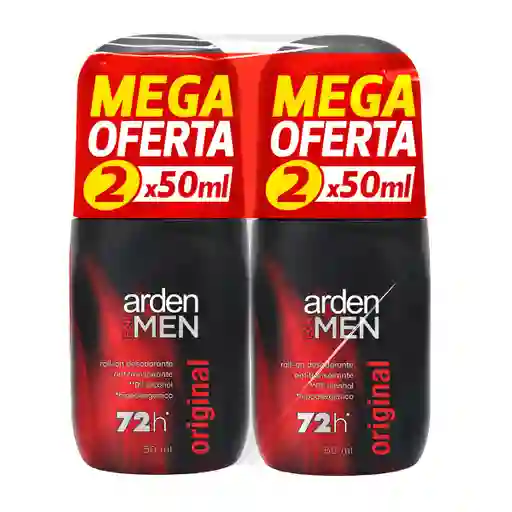 Desodorante Arden For Men Rollon 72hxml Pr.es