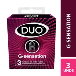 Duo Condones G-Sensation