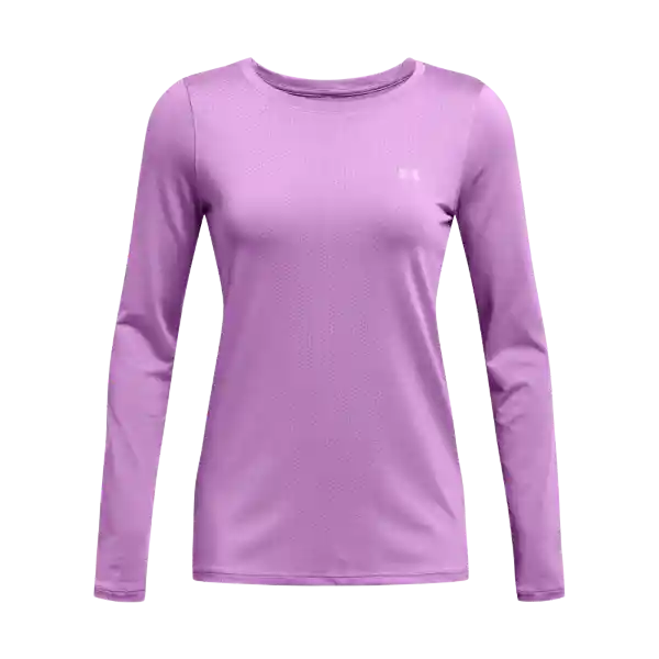 Under Armour Camiseta Long Sleeve Morado Mujer Talla MD