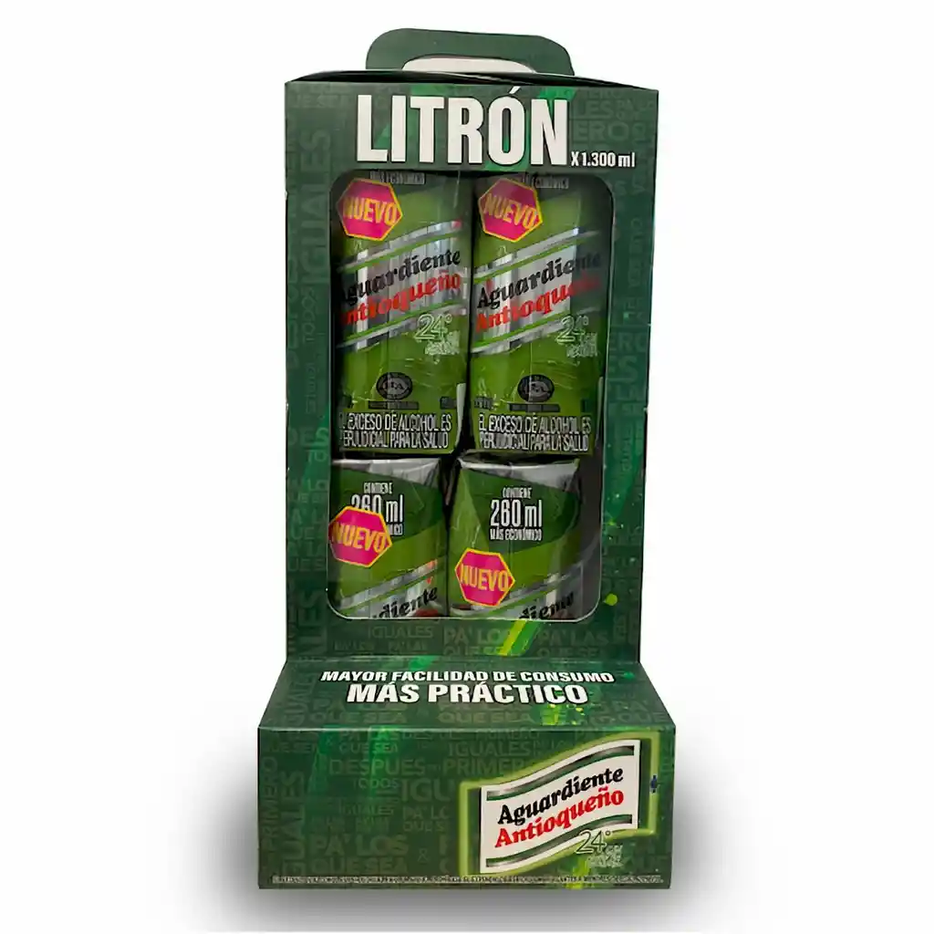 Aguardiente Antioqueño Aguardiente Verde sin Azúcar