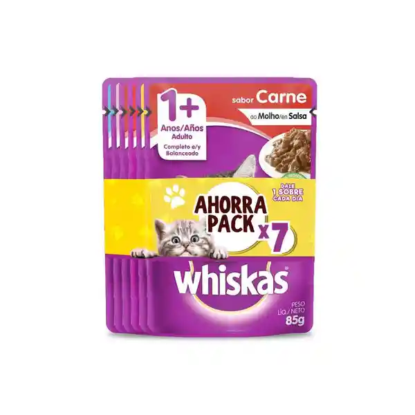 Whiskas Pack Alimento Para Gato Húmedo Surtido