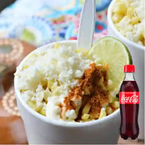 Combo Esquites + Coca-Cola Sabor Original 400 ml