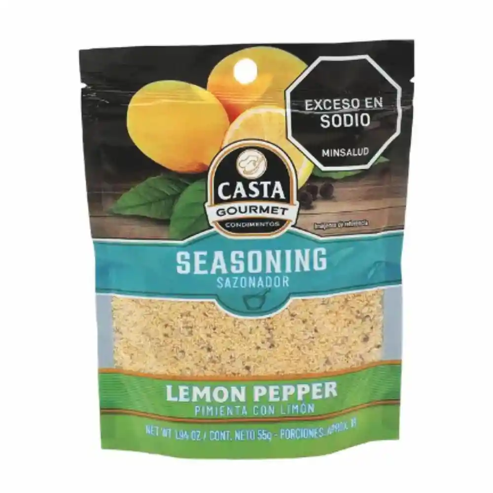 Pimienta Limon Casta Gourmet (55 Gr)