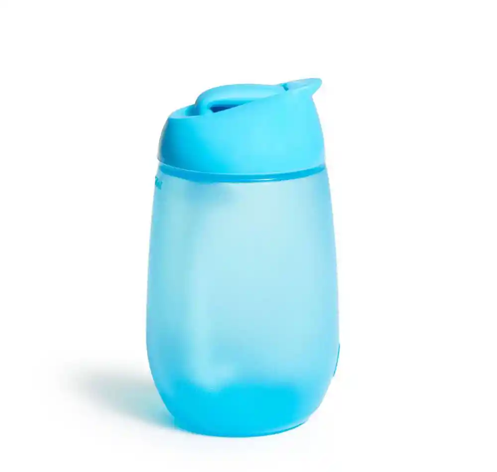 Vaso Pitillo Simple Clean Azul Munchkin B21414