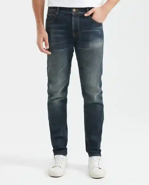 Jean Straight Morrison Masculino Azul Oscuro 40 Chevignon