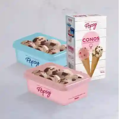 Combo 2 Tarrinas + Caja de Cono
