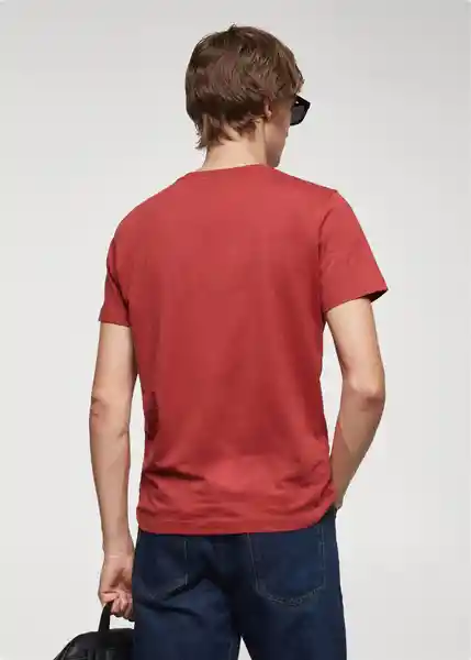 Camiseta Cher Lloyd-H Rojo Talla XXL Hombre Mango