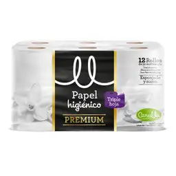 Papel Higiénico Premium Triple Hoja Carulla