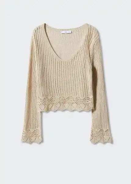 Jersey Chicle Oro Talla XS Mujer Mango