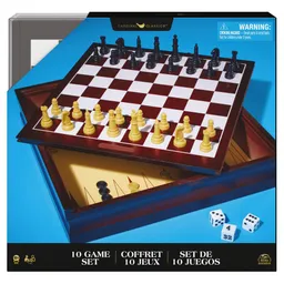 Spin Master Juego de Mesa de 10 Juegos