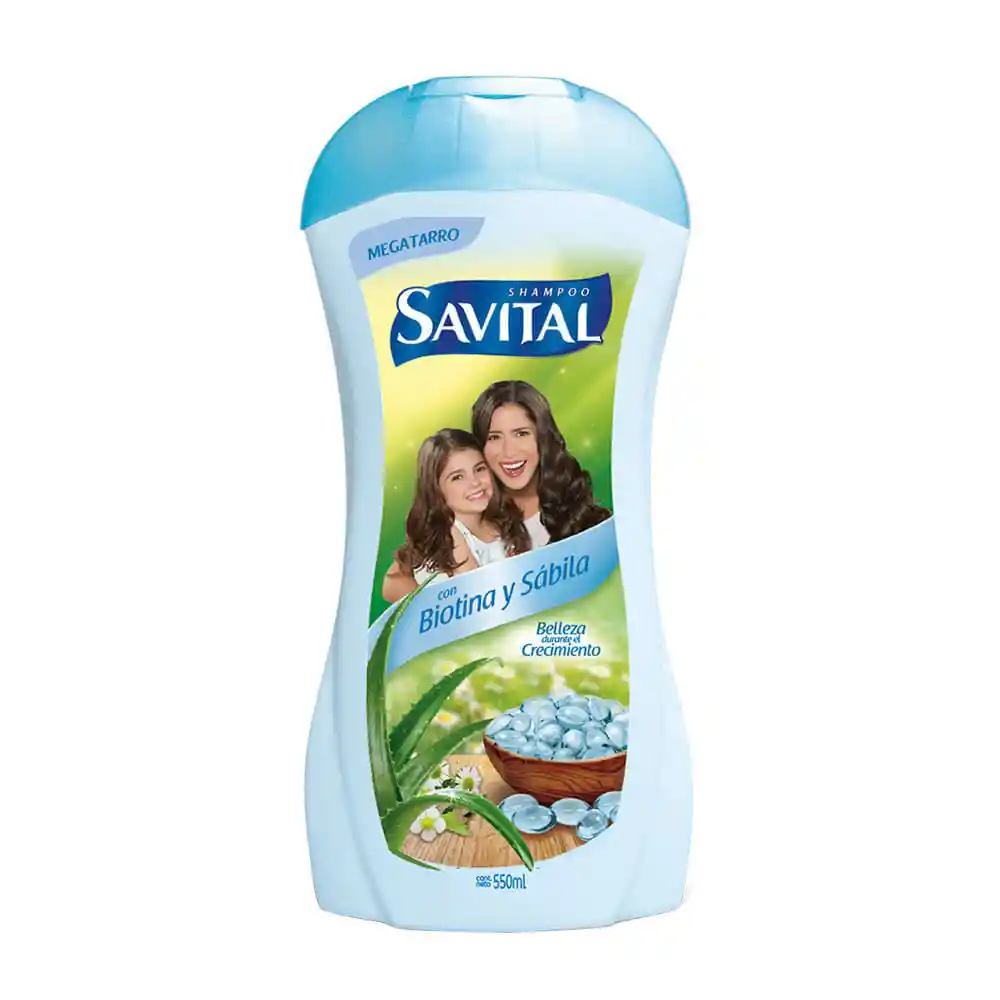 Savital Shampoo con Biotina y Sábila