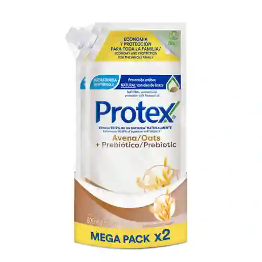 Jabon Lq. Doypack Protex Avena 2*