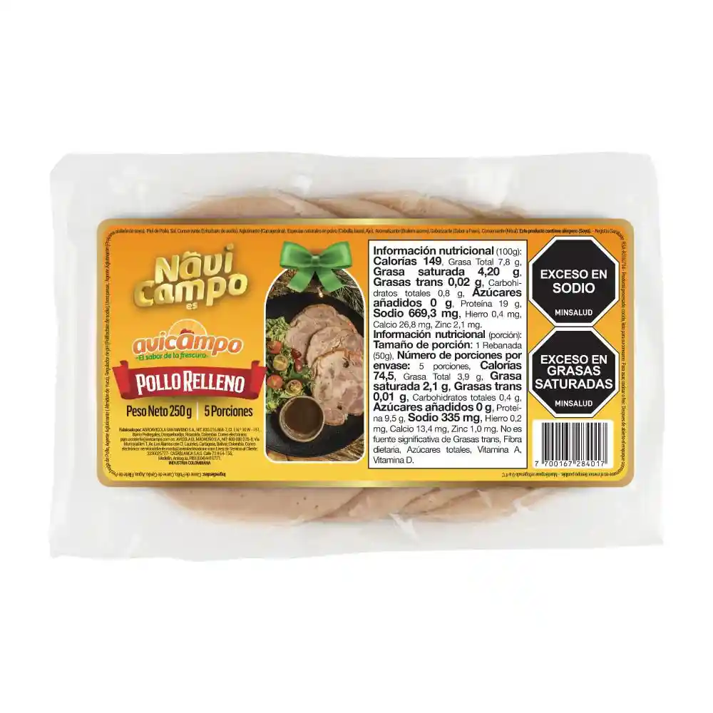Pollo Relleno Artesanal Avicampo