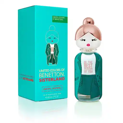 Benetton Perfume Sisterland Green Jasmine Woman 80 mL
