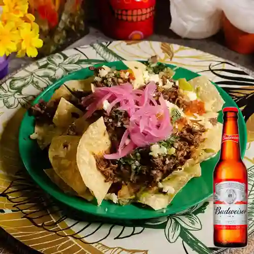 Combo Nacho Libre + Budweiser 300 ml
