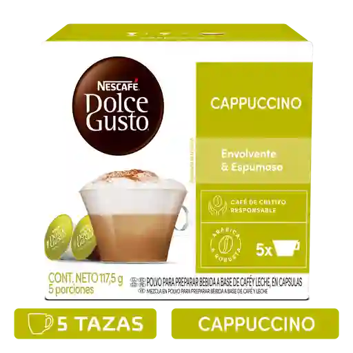 Cápsulas de café NESCAFÉ DOLCE GUSTO Cappuccino x 117,5g