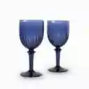Set Copa Olympia Azul Oscuro Ambiente Gourmet