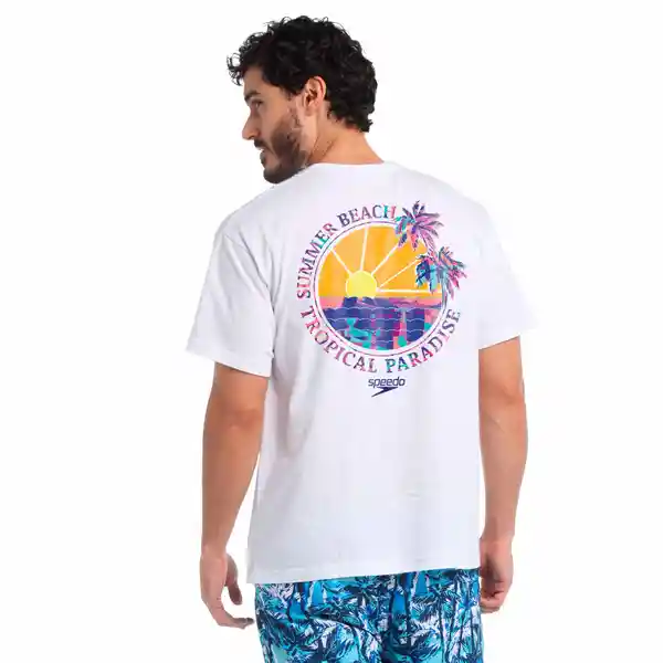Camiseta Manga Corta Waikiki Hombre Talla L Speedo