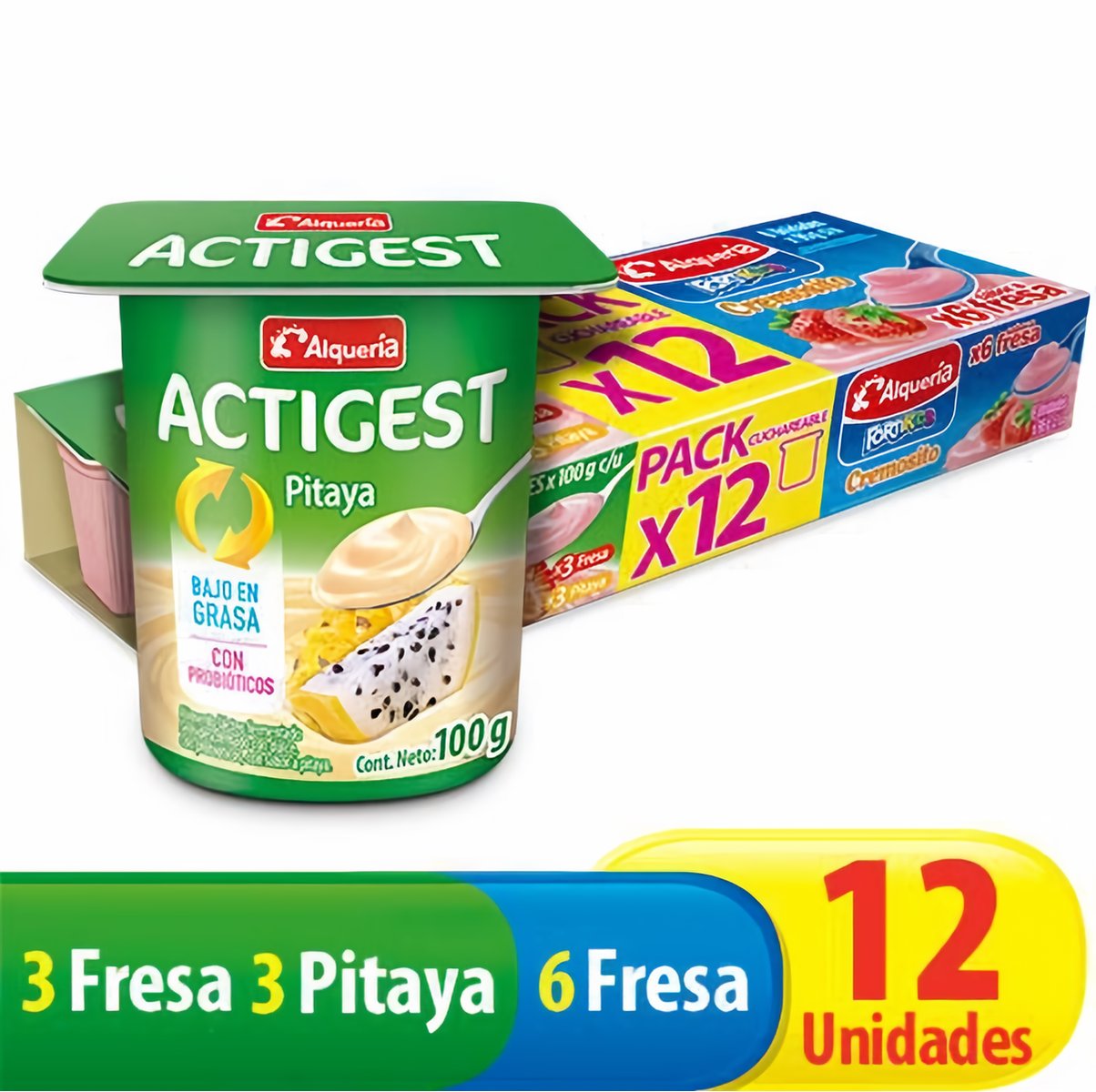 Alqueria Pack Yogurt Actigest 1170 g