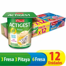 Alqueria Pack Yogurt Actigest 
