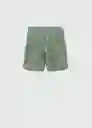 Bermuda Shortp2 Khaki Talla 12 Niño Mango