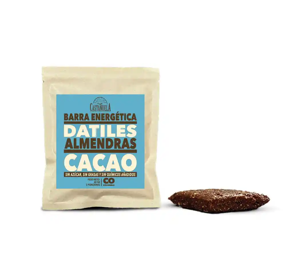 Barra Dátil Cacao Castañuela Cacao (60 Gr)