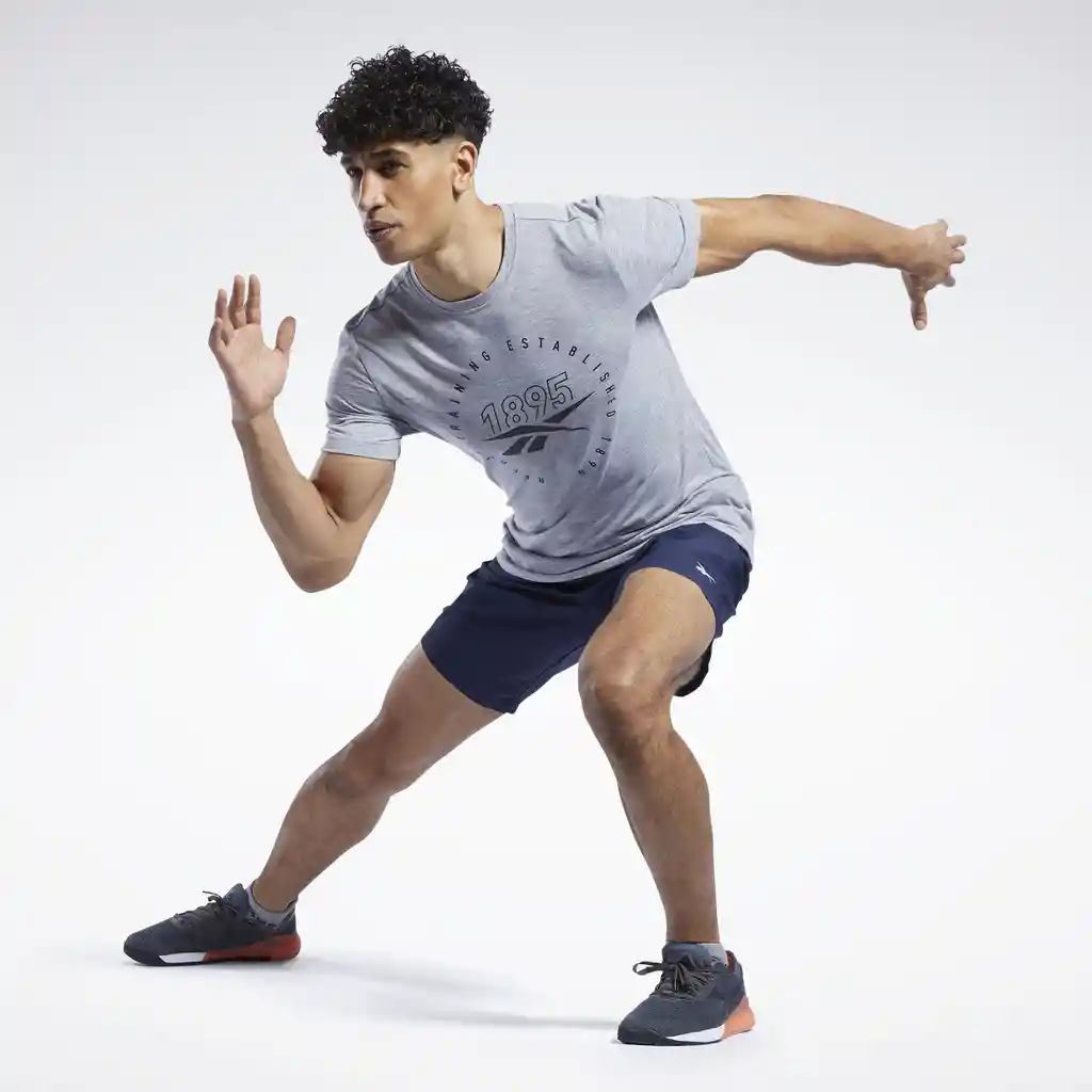 Id Train Utility Short Talla L Pantalones Y Lycras Azul Para Hombre Marca Reebok Ref: 100043431