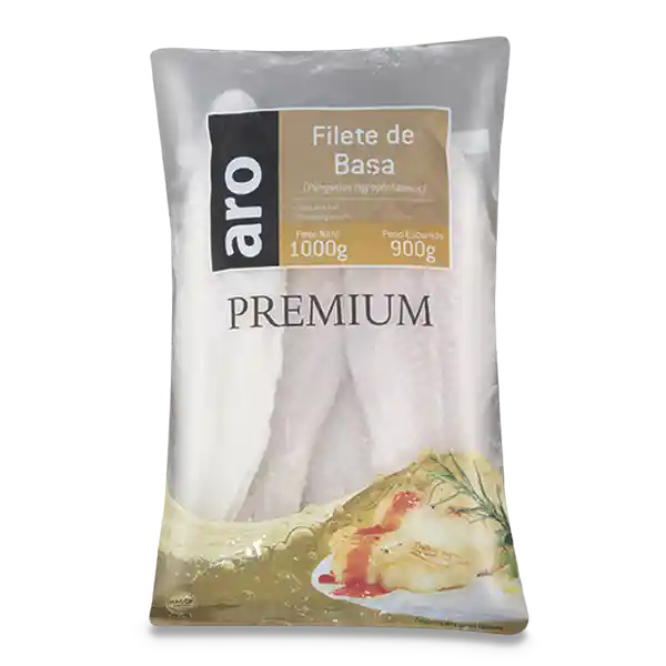 Filete De Basa Premium Aro 4 Un (900 G)