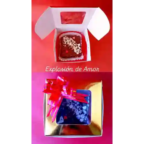 Brownie Explosion de Amor Oscuro