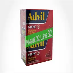 Advil Max Analgésico Cápsulas Líquidas