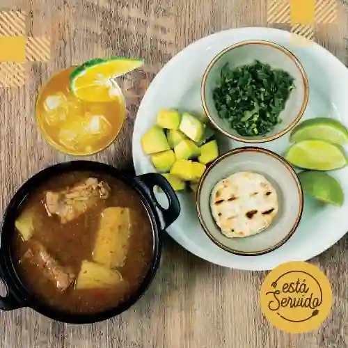 Combo Sancocho de Res y Cerdo + Guandolo