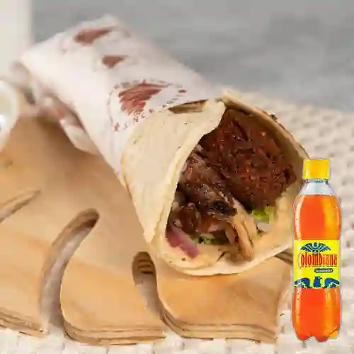 Combo Shawarma Chaco Triple. + Colombiana400 ml