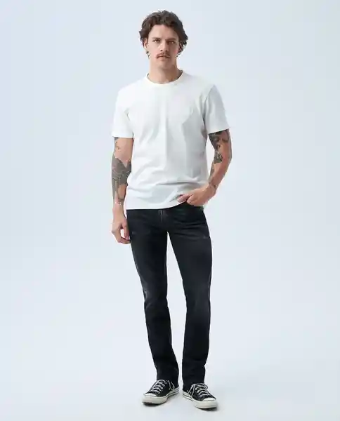 Jean Hombre Negro Talla 36 532F804 Americanino